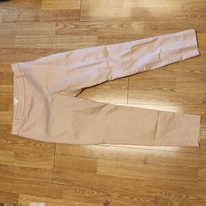 H&M pale pink side zip skinny pants sz 4